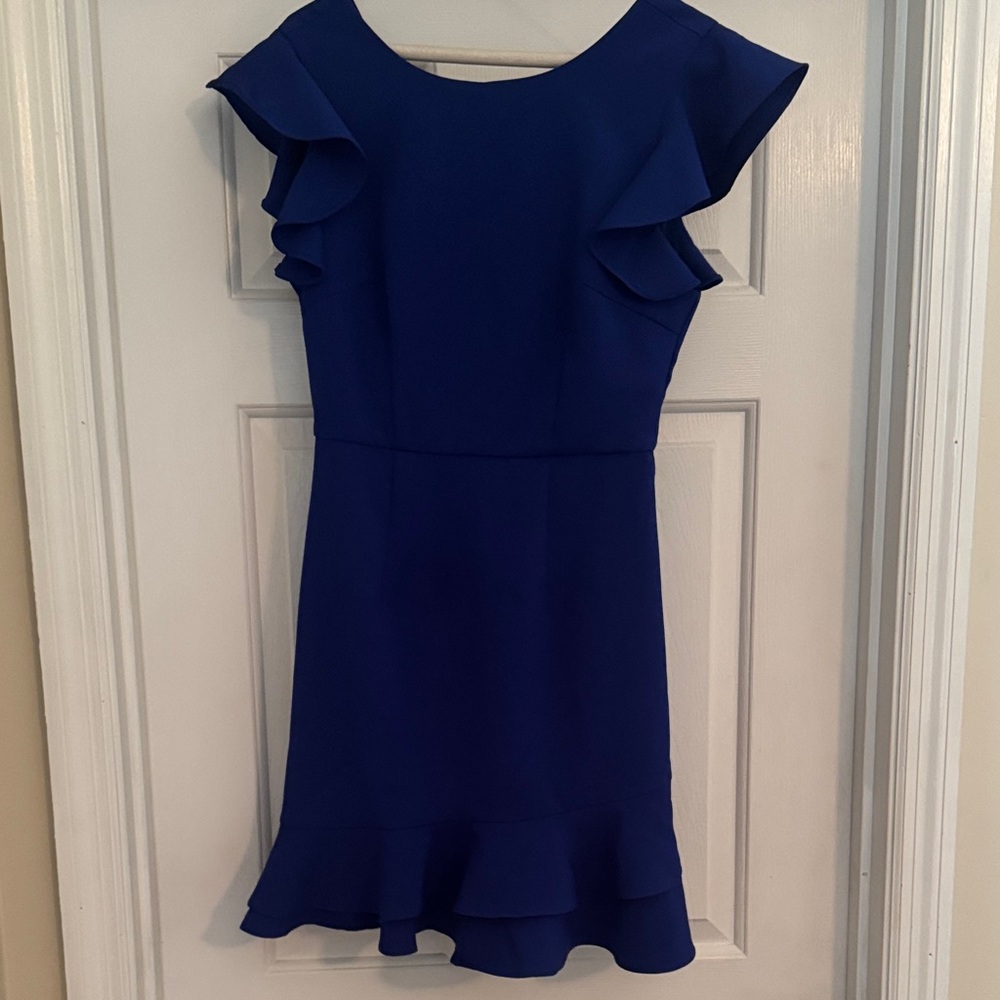 Blue Ruffle Dress
